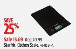 Canadian Tire Starfrit Kitchen Scale offer