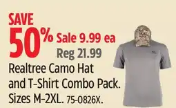 Canadian Tire Realtree Camo Hat and T-Shirt Combo Pack offer