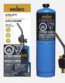 Canadian Tire BernzOmatic Self-Lighting Propane Torch Kit offer