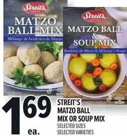Metro STREIT'S MATZO BALL MIX OR SOUP MIX offer