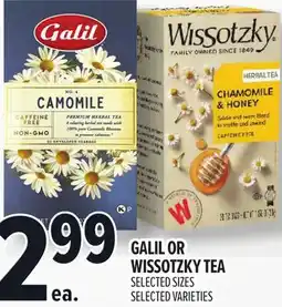 Metro GALIL OR WISSOTZKY TEA offer