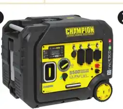 Canadian Tire CHAMPION POWER EQUIPMENT 4000W/5500W Dual-Fuel Inverter Generator with CO Shield offer