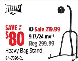 Canadian Tire Everlast Heavy Bag Stand offer