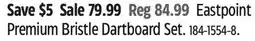 Canadian Tire Eastpoint Premium Bristle Dartboard Set offer