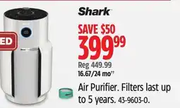 Canadian Tire Shark Air Purifier offer