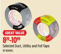 Canadian Tire Selected Duct, Utility and Foil Tape offer