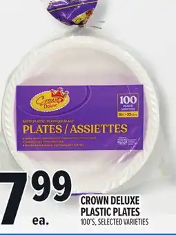 Metro CROWN DELUXE PLASTIC PLATES offer