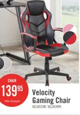 The Brick Velocity 24 Ergonomic Gaming Chair - Black & Red offer