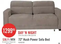The Brick Hush 72 Power Sofa Bed - Dark Grey offer