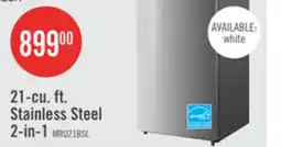 The Brick Midea 21 Cu. Ft. Convertible 2-in-1 Upright Refrigerator-Freezer - Stainless Steel - MRU21B6ASL offer