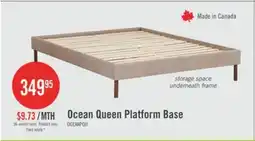 The Brick Ocean Queen Platform Base offer