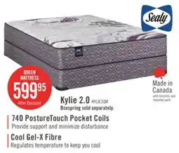The Brick Sealy Essential Collection Kylie 2.0 Tight Top Medium Queen Mattress offer