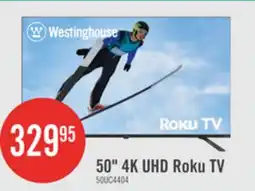 The Brick Westinghouse 50 4K UHD Roku Smart TV offer