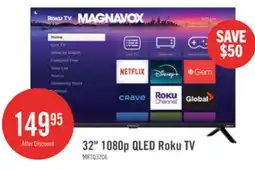 The Brick MAGNAVOX 32 MRTQ QLED Quantum Dot FHD Smart Roku TV (MRTQ3206) offer