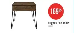 The Brick Hughey End Table With 1 Drawer, Rustic Oak offer