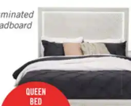 The Brick Vida Panel Bed with Headboard & Frame, Sand - Queen Size offer