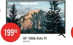 The Brick MAGNAVOX 40 FHD HDR Roku Smart TV offer