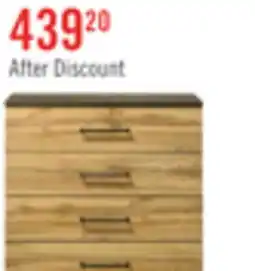 The Brick Silas Bedroom Chest of Drawers, 5-Drawer, 33W x 47.5H - Rustic Brown offer