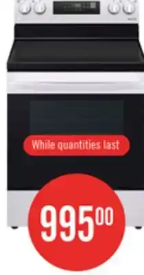 The Brick LG 6.3 Cu. Ft. Smart Electric Range with EasyClean - Stainless Steel - LREL6321S offer