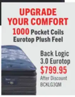 The Brick Serta Back Logic 3.0 Eurotop Plush Queen Mattress offer