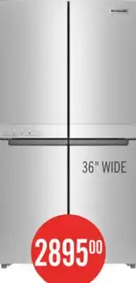 The Brick KitchenAid 36 19.4 Cu. Ft. French-Door Refrigerator - Stainless Steel - KRQC506MPS offer
