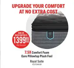 The Brick Beautyrest Black Hotel Royal Suite Euro Pillowtop Plush King Mattress offer