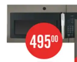 The Brick GE 1.6 Cu. Ft. Over-the-Range Microwave with Programmable Defrost and 300 CFM - Slate - JVM1635SLJC offer