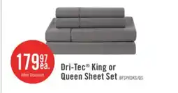 The Brick BEDGEAR Dri-Tec 4-Piece King Sheet Set - Grey offer