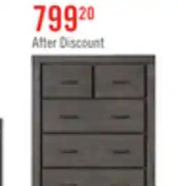 The Brick Koda Bedroom 6-Drawer Dresser, 60W x 36H, Acacia Wood - Grey offer