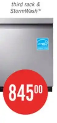 The Brick Samsung 24 46 dBA Smart Built-In Dishwasher with StormWash - Stainless Steel - DW80CG5450SRAA offer