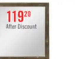 The Brick Silas Bedroom Dresser Mirror - Rustic Brown offer