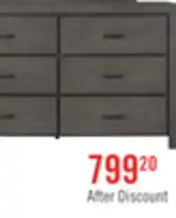 The Brick Koda Bedroom 6-Drawer Dresser, 60W x 36H, Acacia Wood - Grey offer
