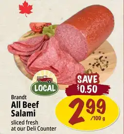 Farm Boy Brandt All Beef Salami offer