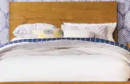 The Brick Scott Living Henri Panel Bed with Headboard & Frame, Wood, Brown - Queen Size offer