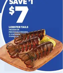 Loblaws LOBSTER TAILS offer