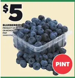 Loblaws BLUEBERRIES offer