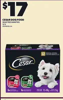 Loblaws CESAR DOG FOOD, 12'S offer