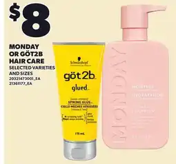 Loblaws MONDAY OR GÖT2B HAIR CARE offer