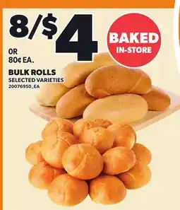 Loblaws BULK ROLLS offer