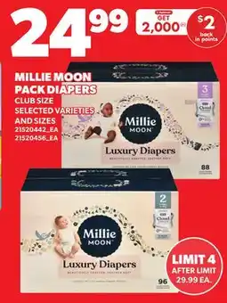 Loblaws MILLIE MOON PACK DIAPERS offer
