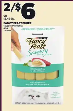 Loblaws FANCY FEAST PURÉE offer