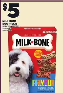 Loblaws MILK-BONE DOG TREATS offer