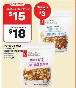 Loblaws PC NUT MIX offer