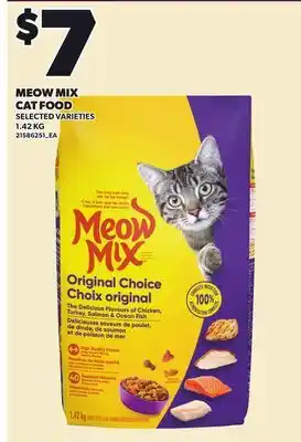 Loblaws MEOW MIX CAT FOOD offer