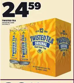 Loblaws TWISTED TEA, 12X355 ML CANS offer