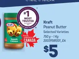 Loblaws KRAFT PEANUT BUTTER, 750 g – 1 Kg offer