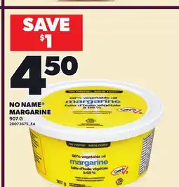 Loblaws NO NAME MARGARINE offer