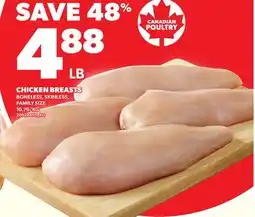 Loblaws CHICKEN BREASTS offer