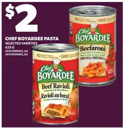 Loblaws CHEF BOYARDEE PASTA offer