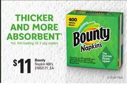 Loblaws BOUNTY NAPKIN, 400'S offer